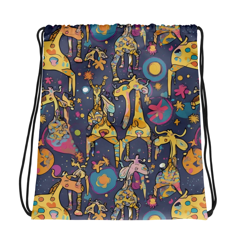 Neon Savannah on Drawstring Bag — Photo