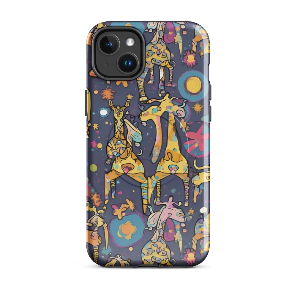 Neon Savannah on MagSafe Tough Case for iPhone® — Front