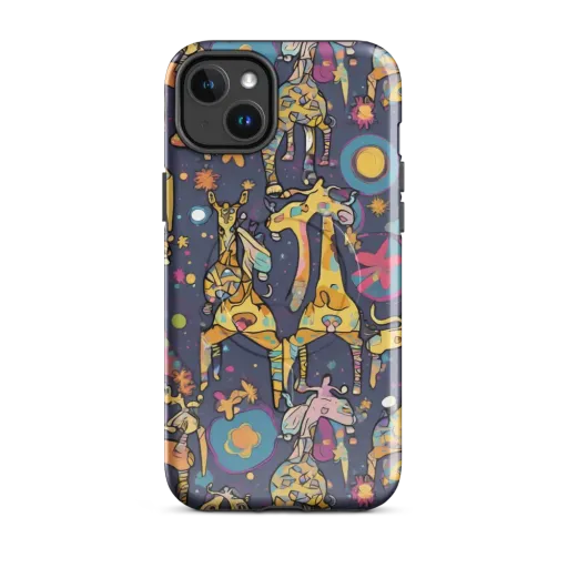 Neon Savannah on a MagSafe Tough Case for iPhone®