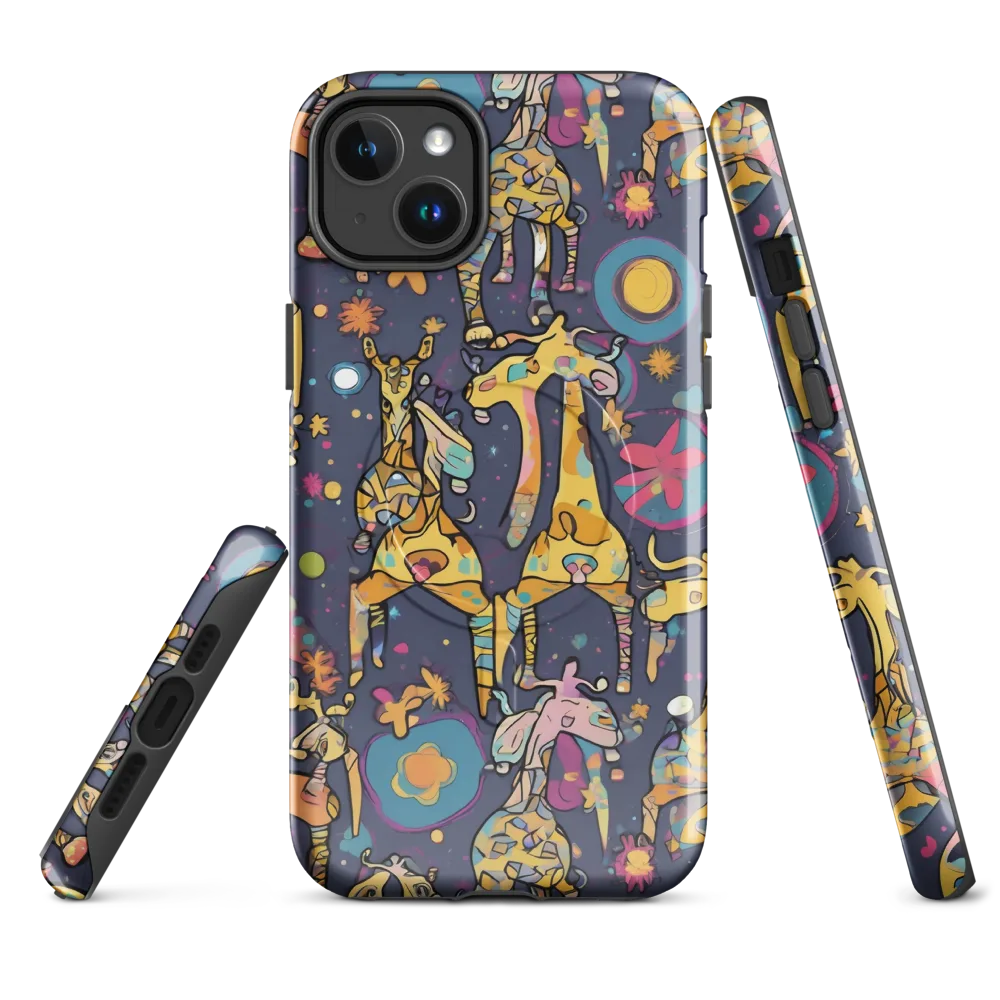 Neon Savannah on MagSafe Tough Case for iPhone® — Front