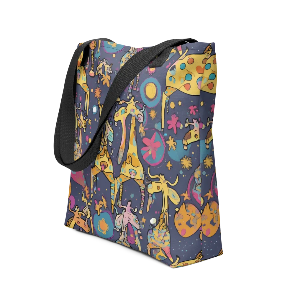Neon Savannah on Tote Bag — Front