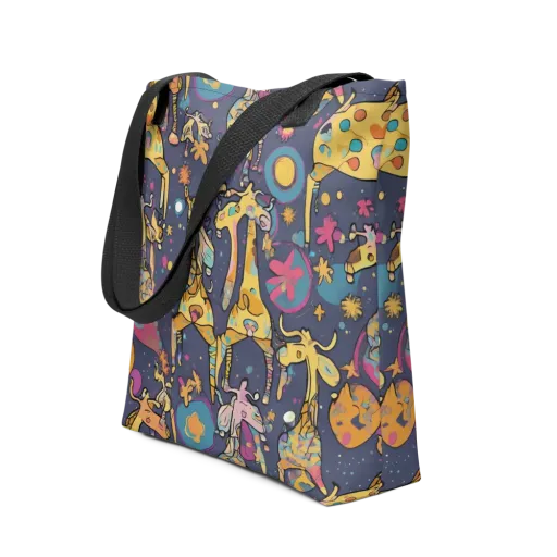 Neon Savannah on a Tote Bag