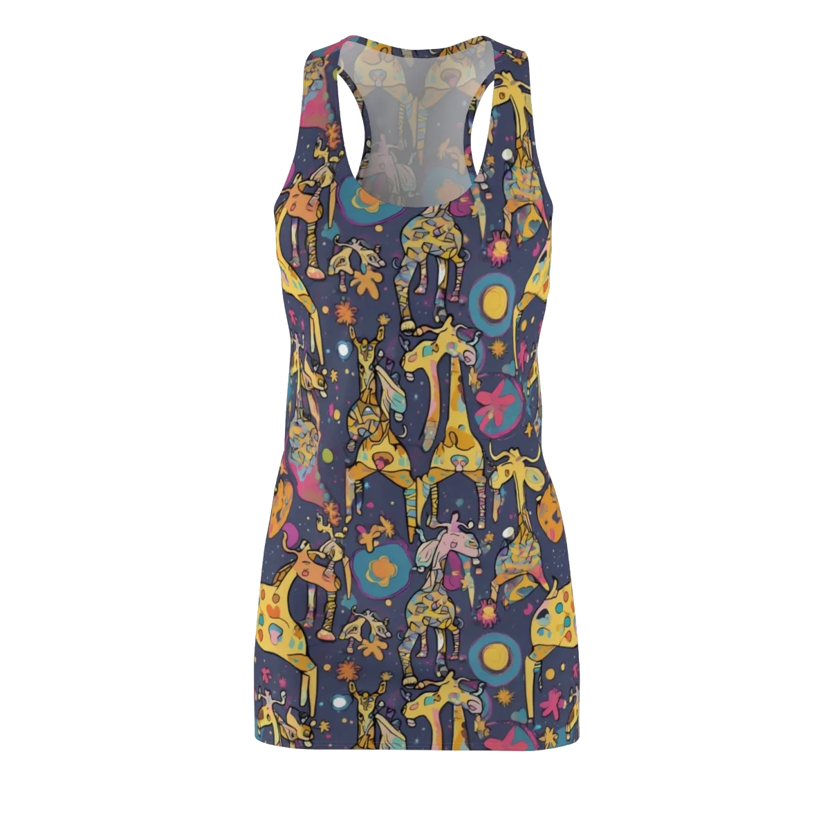 Neon Savannah on Racerback Dress — Front