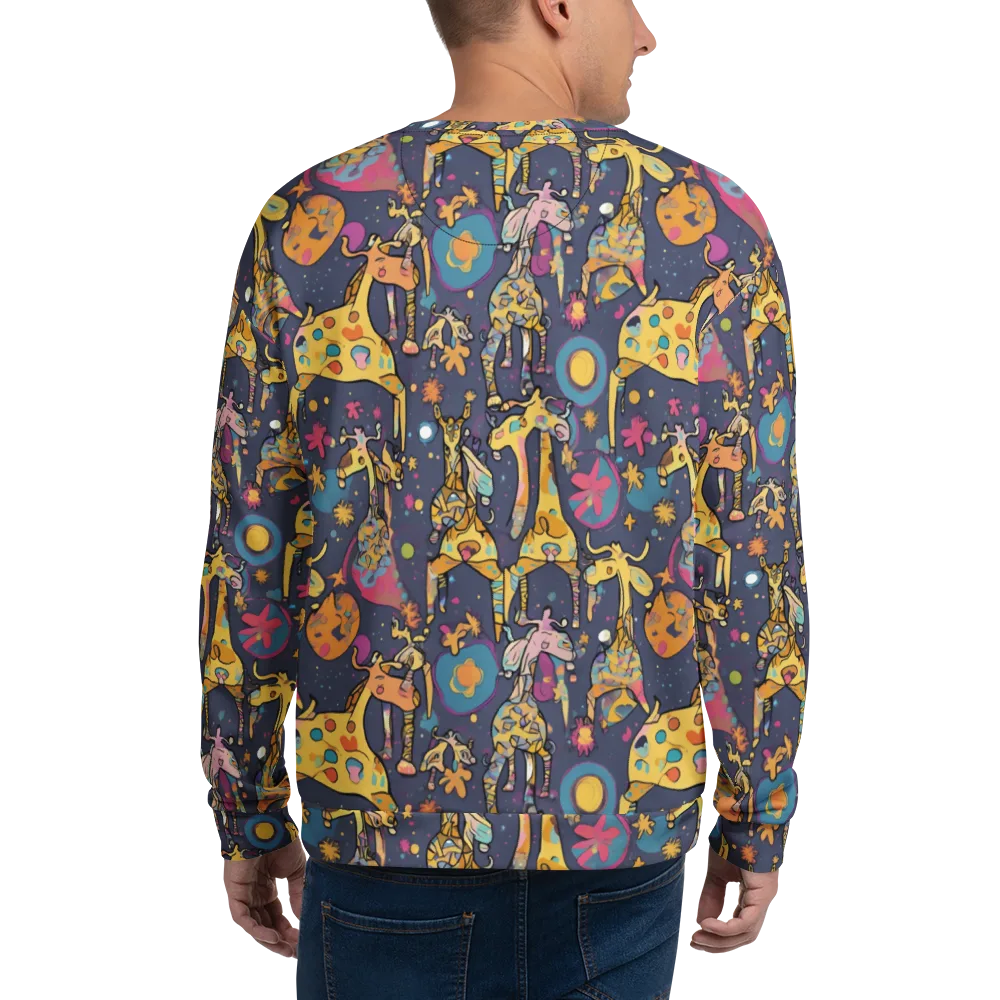 Neon Savannah on Sweatshirt — Back