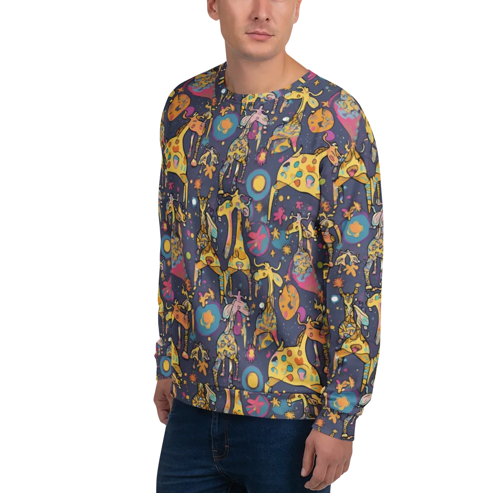 Neon Savannah on Sweatshirt — Left Front