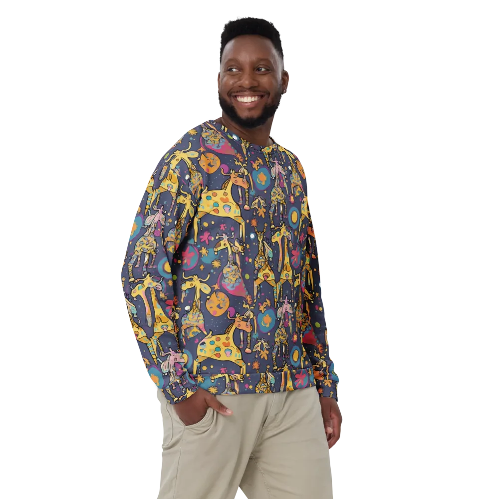 Neon Savannah on Sweatshirt — Front