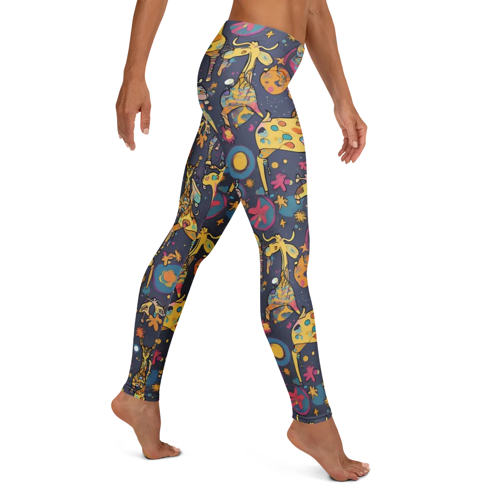 Neon Savannah on Leggings — Right