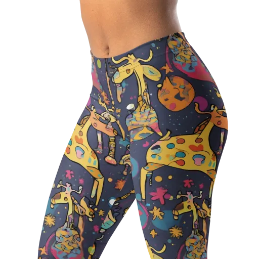 Neon Savannah on a Leggings