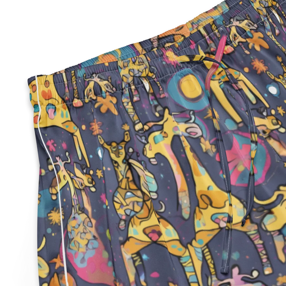 Neon Savannah on Women's Pajama Shorts — Product details