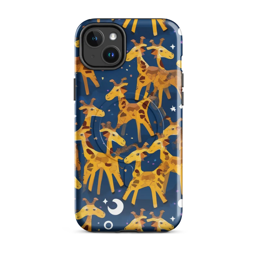 Midnight Giraffe on MagSafe Tough Case for iPhone® — Front