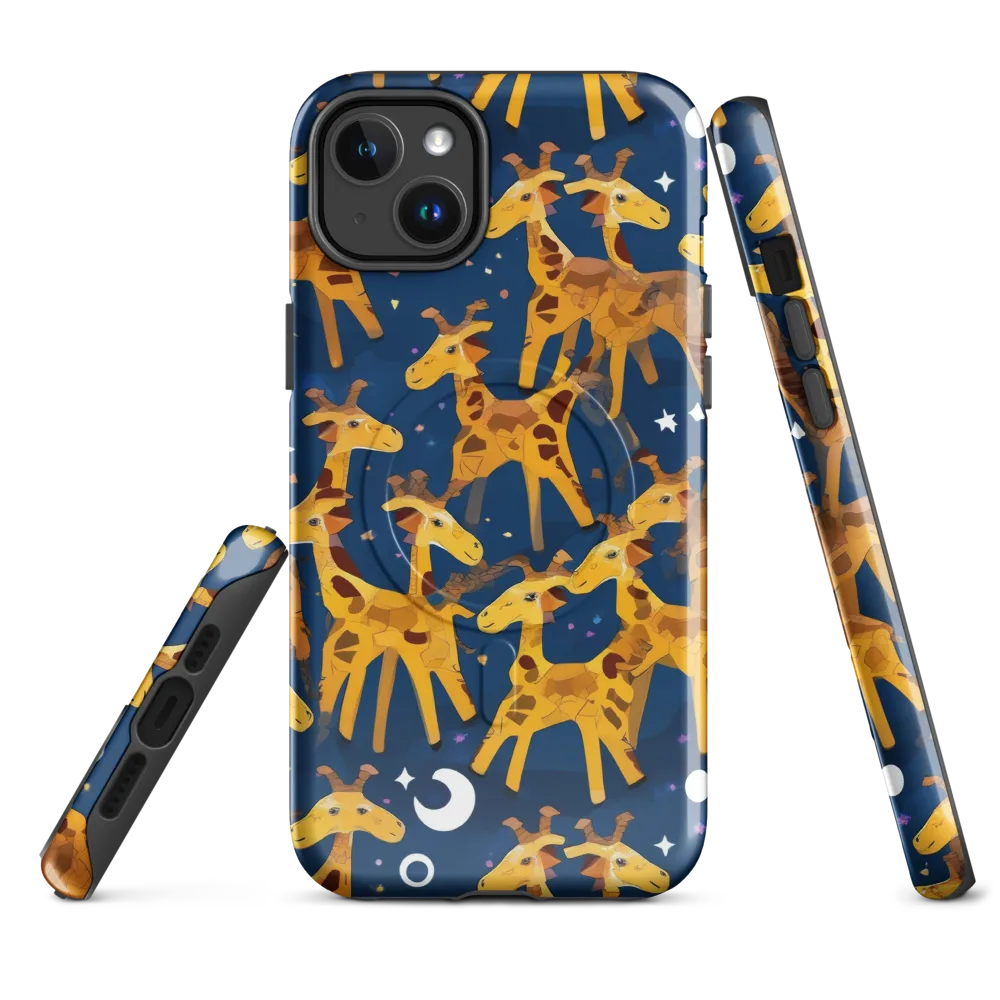 Midnight Giraffe on MagSafe Tough Case for iPhone® — Front