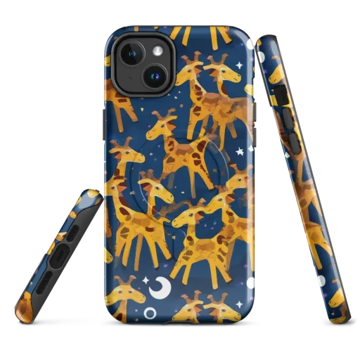 Midnight Giraffe on a MagSafe Tough Case for iPhone®