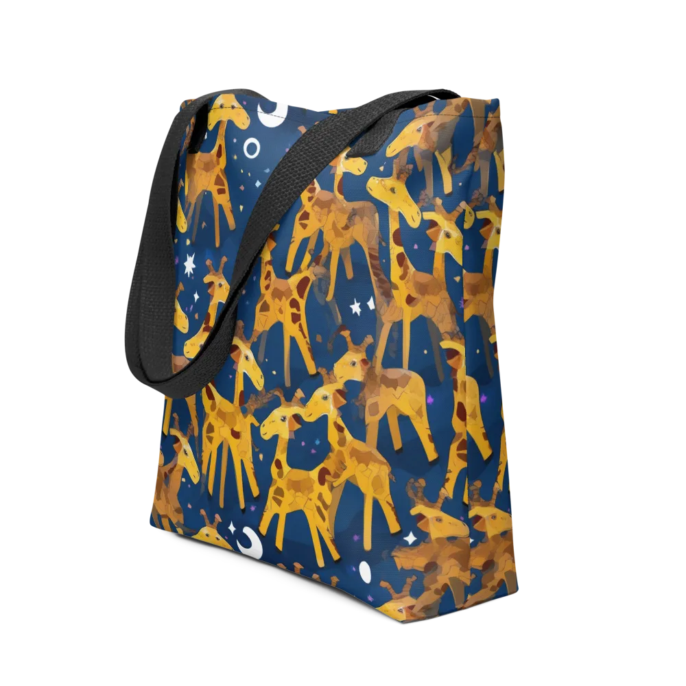 Midnight Giraffe on Tote Bag — Front