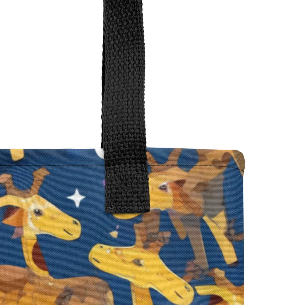 Midnight Giraffe on Tote Bag — Product details