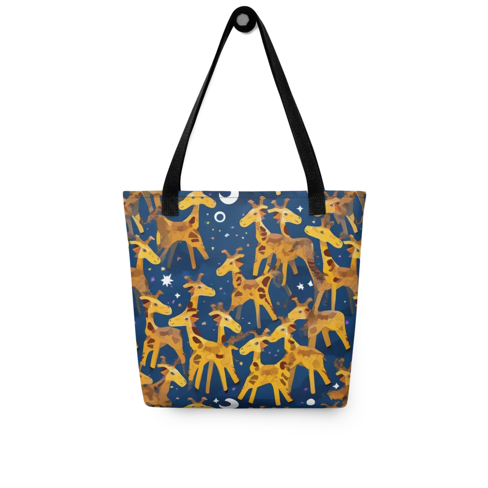 Midnight Giraffe on Tote Bag — Front