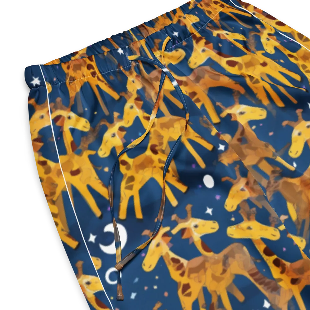 Midnight Giraffe on Women's Pajama Pants — Product details