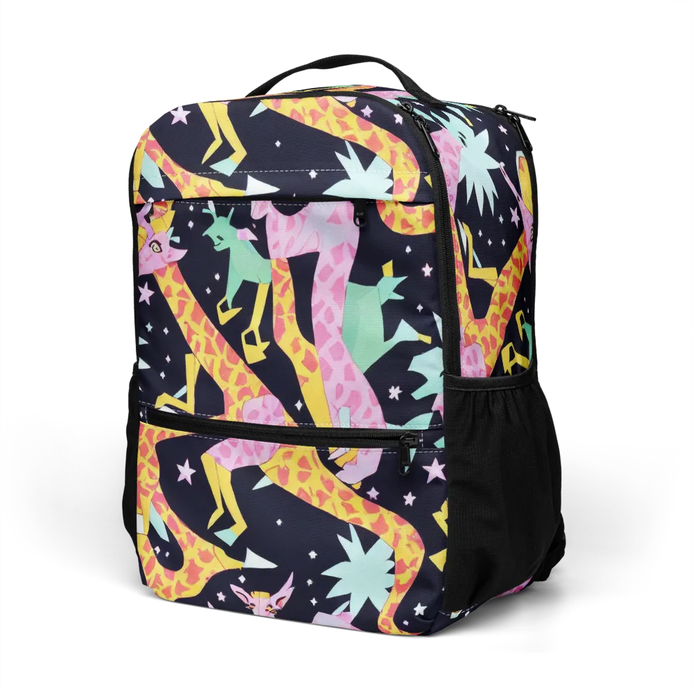 Starlit Menagerie on Utility Backpack — Left Front