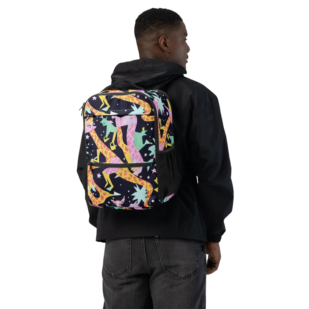 Starlit Menagerie on Utility Backpack — Back