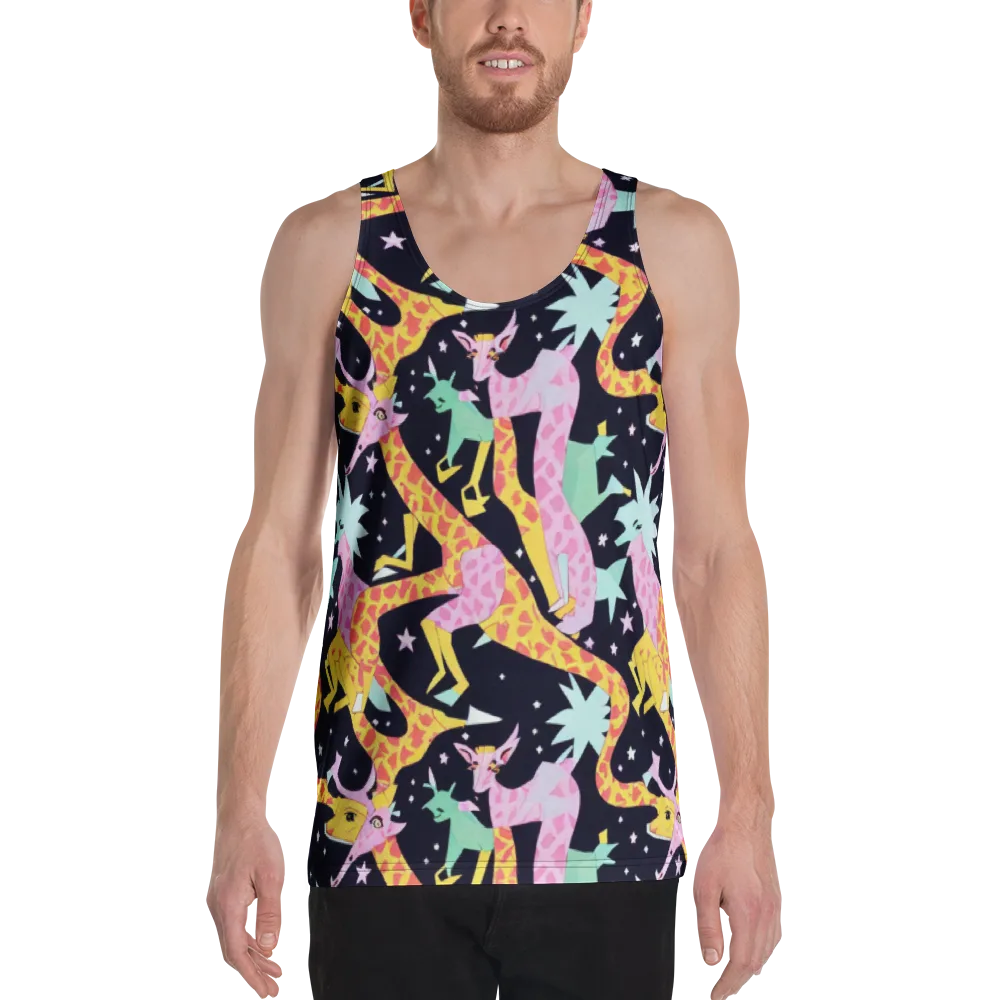 Starlit Menagerie on Men's Tank Top — Front
