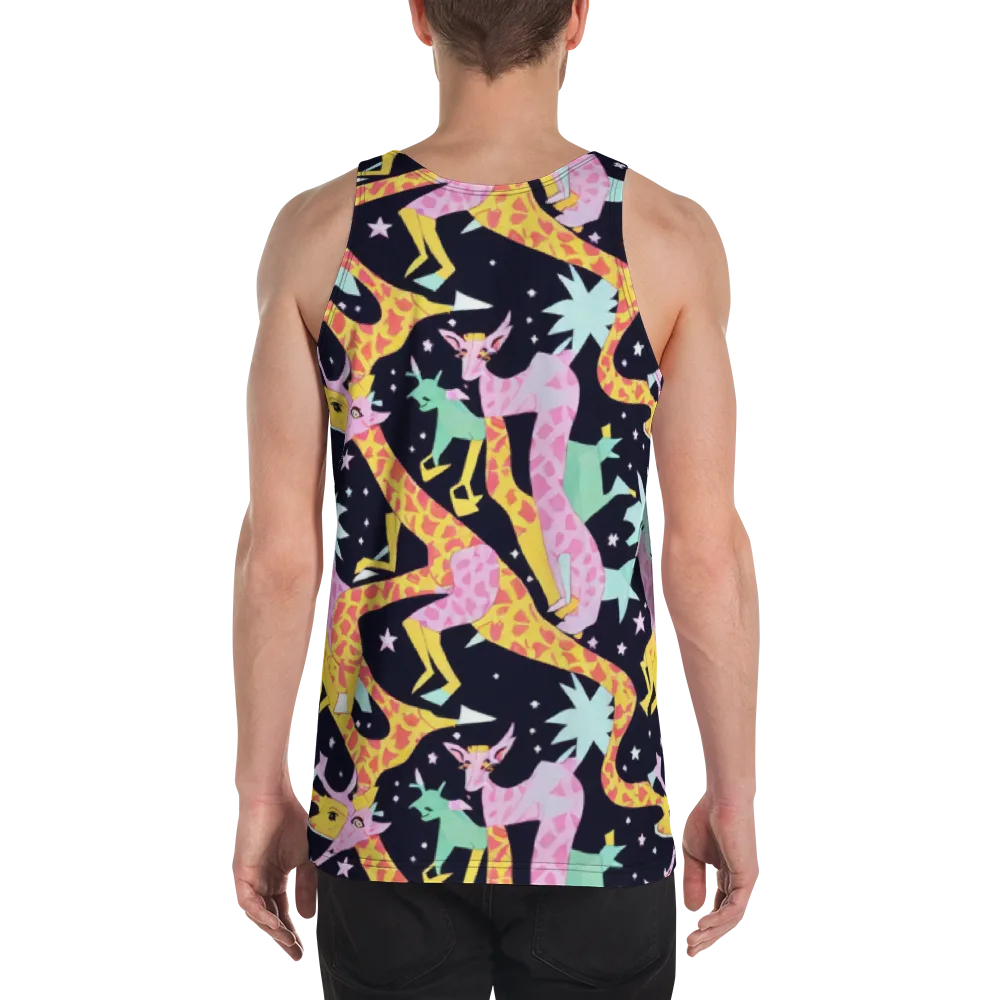 Starlit Menagerie on Men's Tank Top — Back