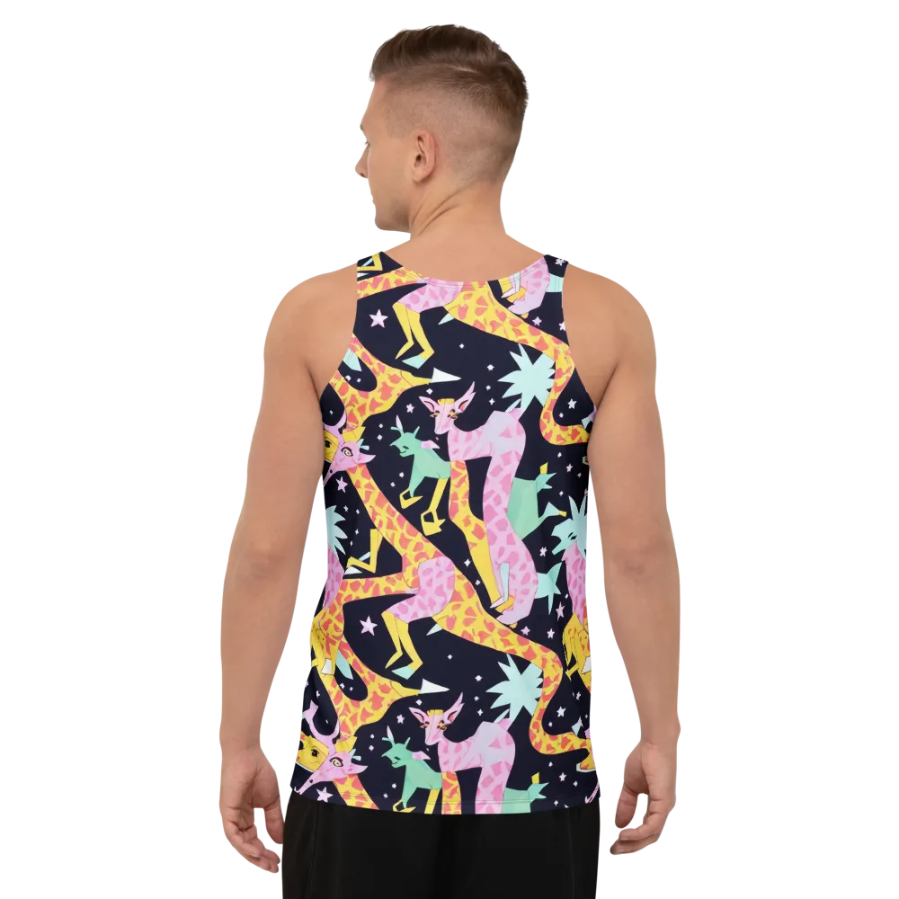 Starlit Menagerie on Men's Tank Top — Back