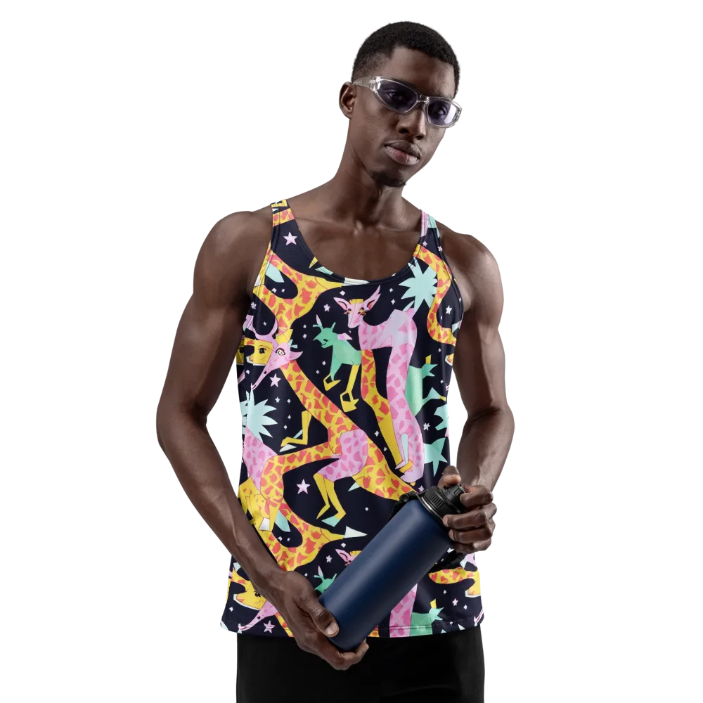 Starlit Menagerie on Men's Tank Top — Front