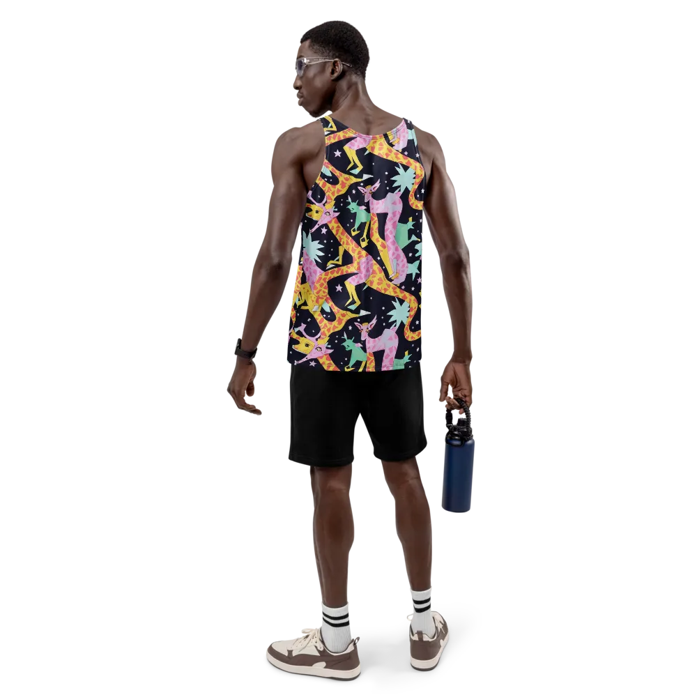 Starlit Menagerie on Men's Tank Top — Back