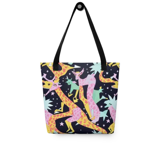 Starlit Menagerie on a Tote Bag