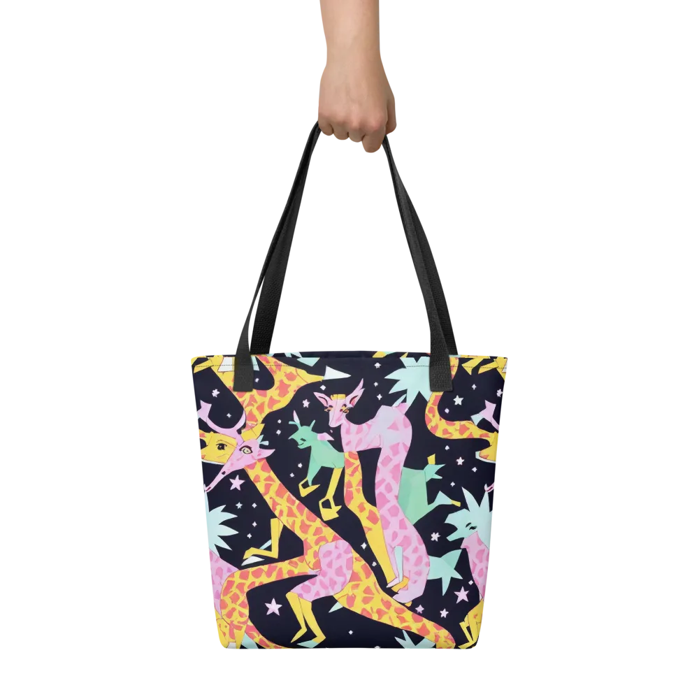 Starlit Menagerie on Tote Bag — Front