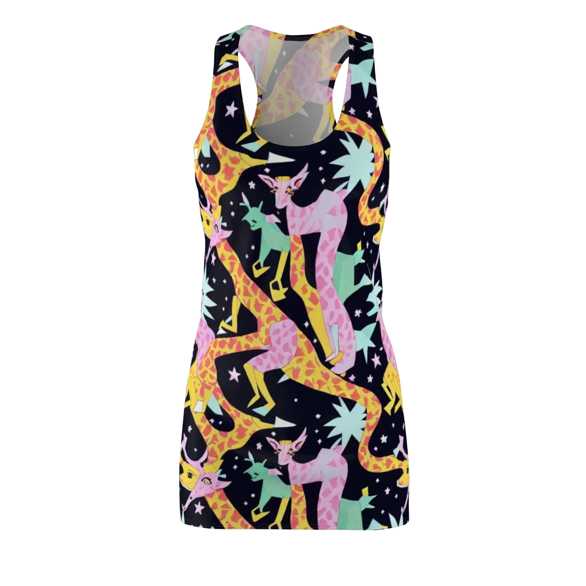 Starlit Menagerie on Racerback Dress — Front