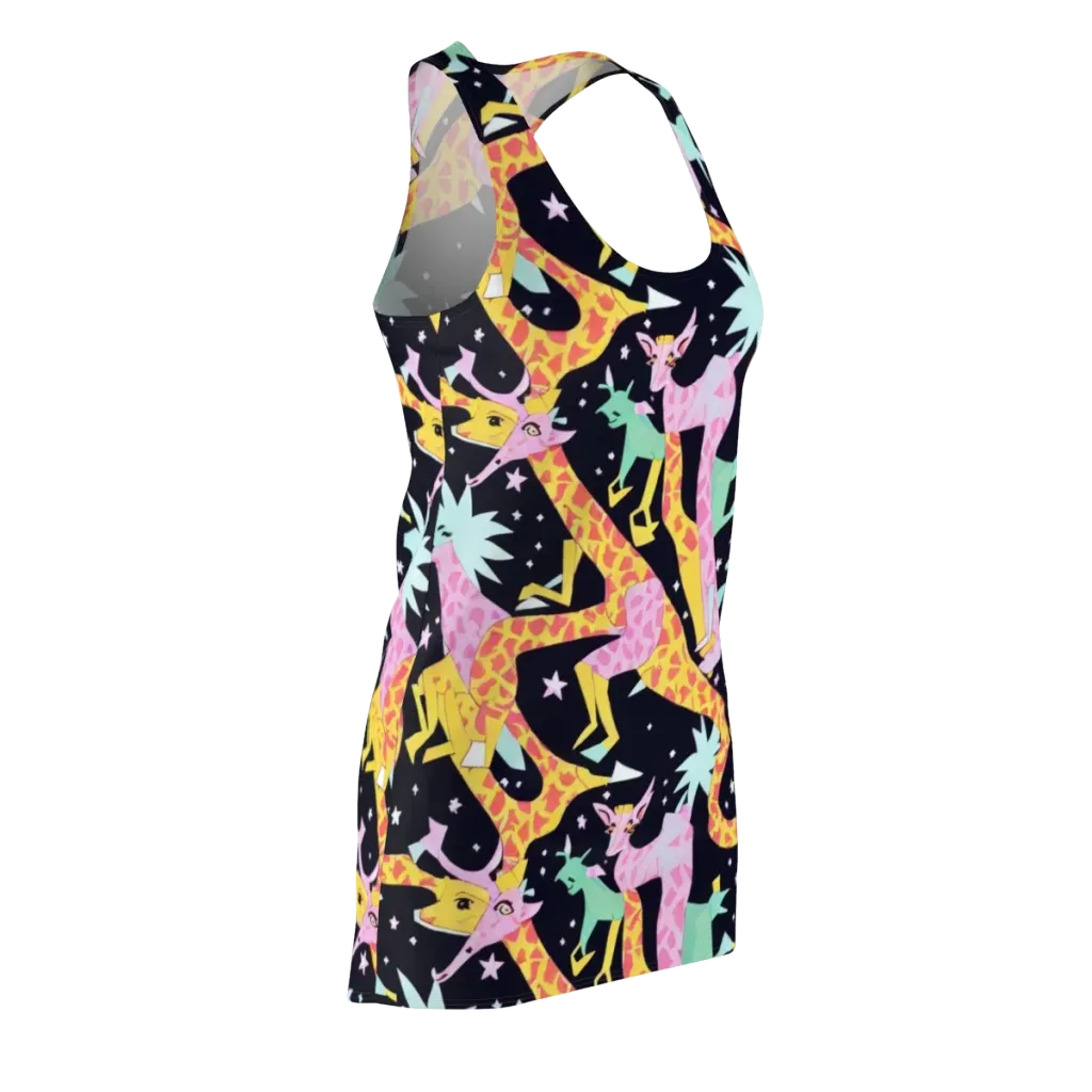 Starlit Menagerie on Racerback Dress — Front Side