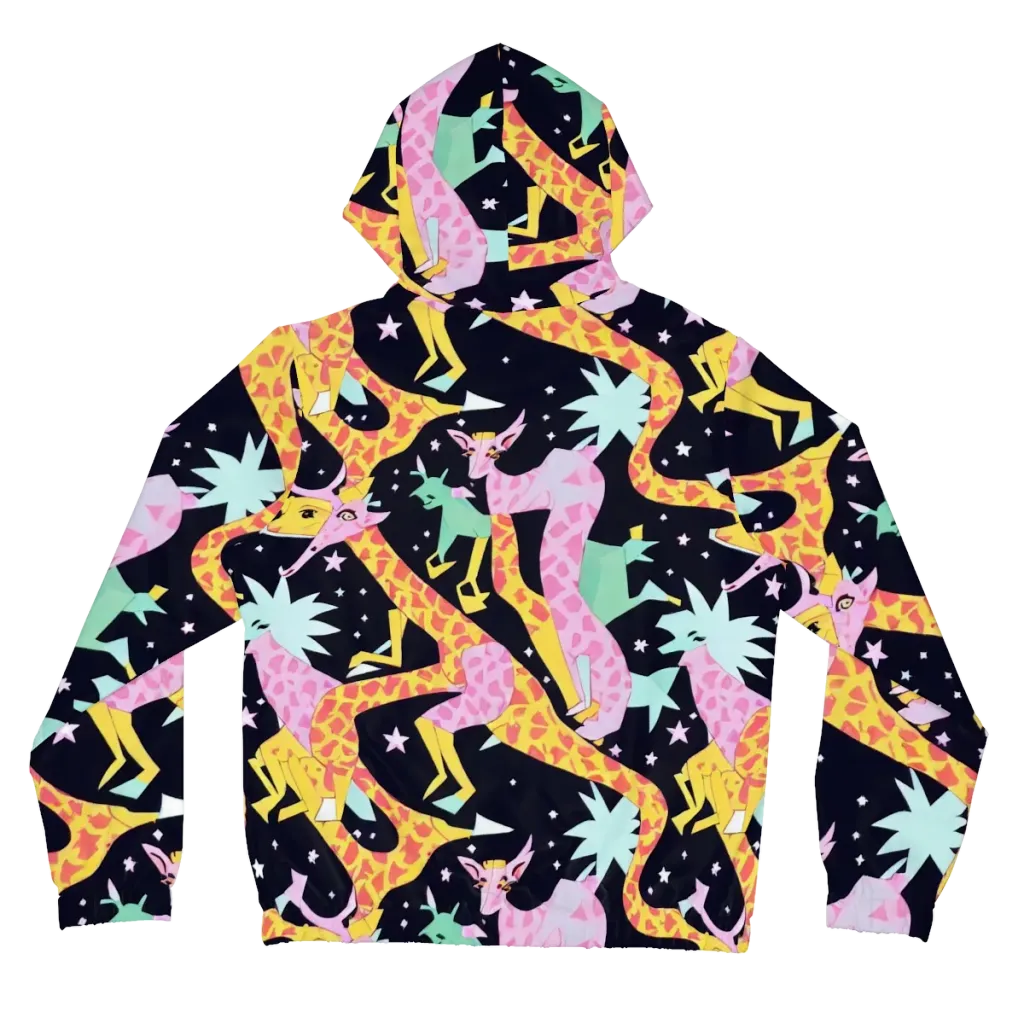 Starlit Menagerie on Women's Full-Zip Hoodie — Back