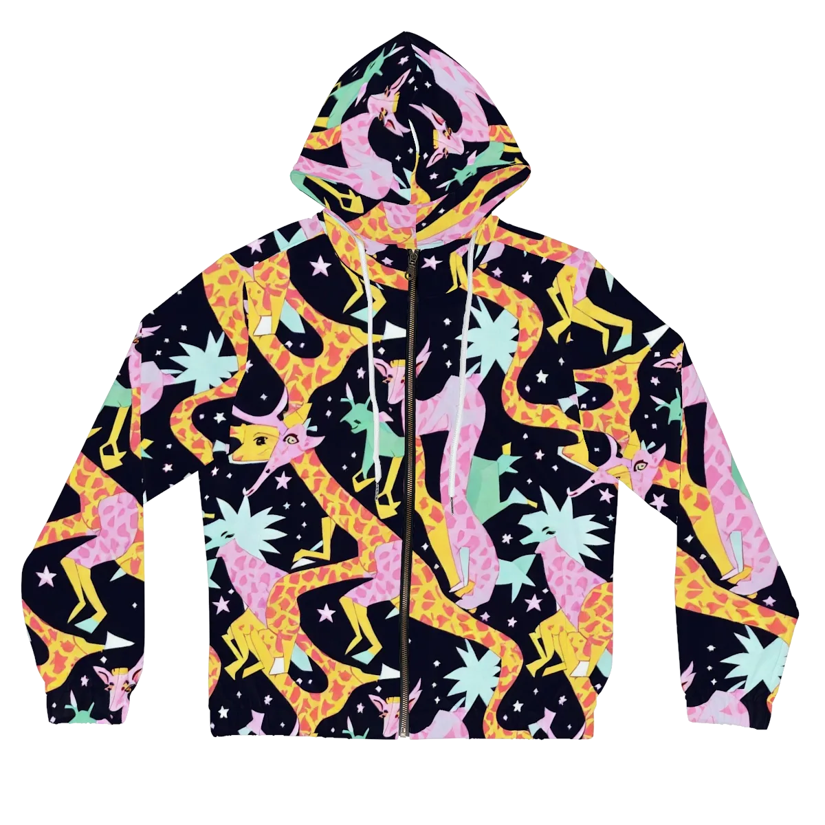 Starlit Menagerie on Women's Full-Zip Hoodie — Front