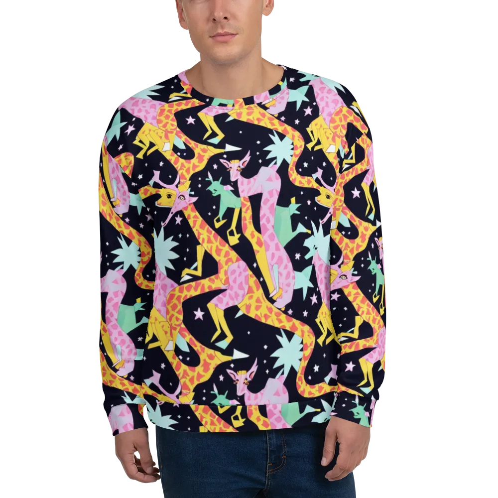 Starlit Menagerie on Sweatshirt — Front