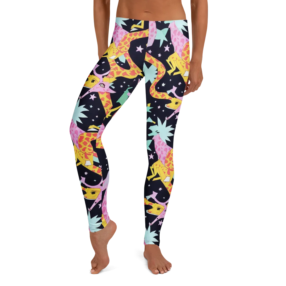 Starlit Menagerie on Leggings — Front