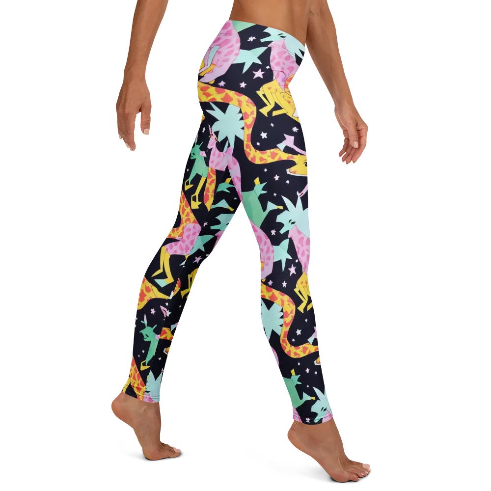 Starlit Menagerie on Leggings — Right