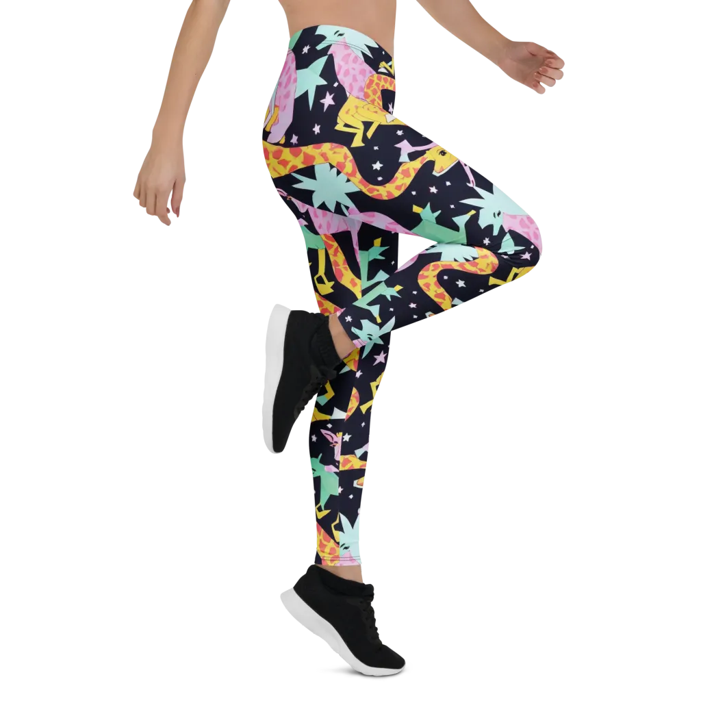 Starlit Menagerie on Leggings — Right
