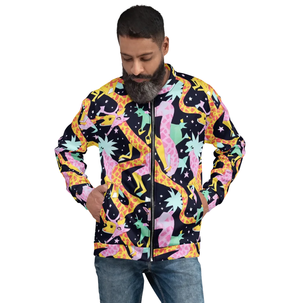 Starlit Menagerie on Bomber Jacket — Front