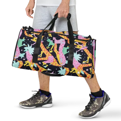 Starlit Menagerie on a Duffle Bag