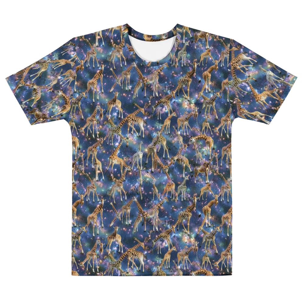 Astral Safari on Men's Cotton Crew Neck T-Shirt — Front