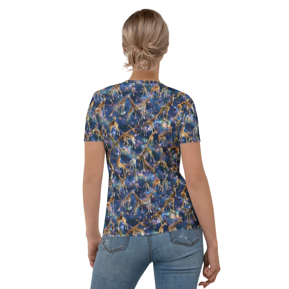 Astral Safari on Women's Crew Neck T-Shirt — Back