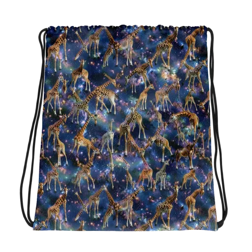 Astral Safari on a Drawstring Bag