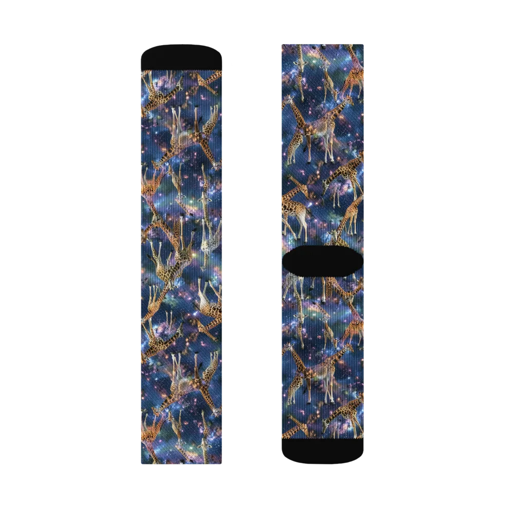 Astral Safari on Socks — Right Sock