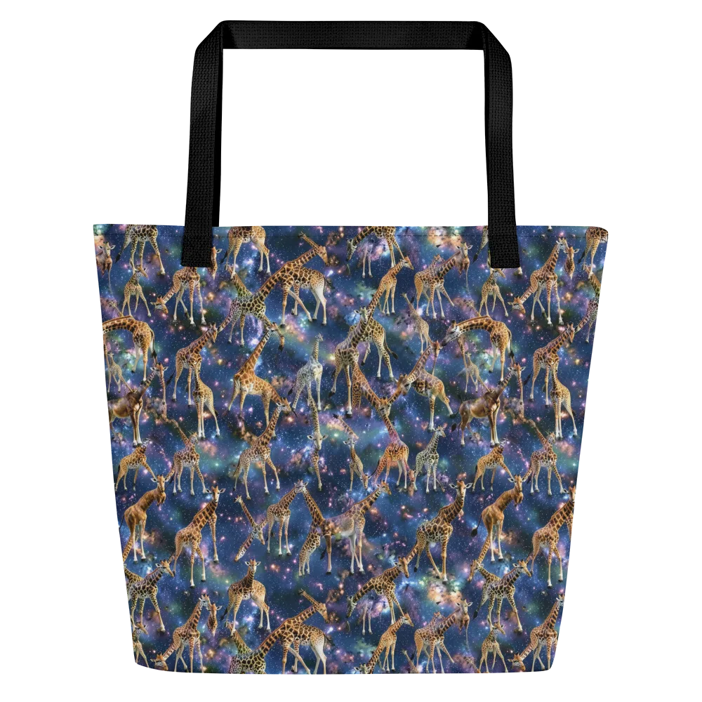 Astral Safari on Large Tote Bag W/ Pocket — Front