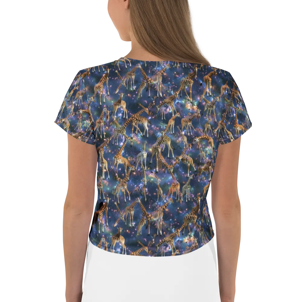 Astral Safari on Crop Tee — Back