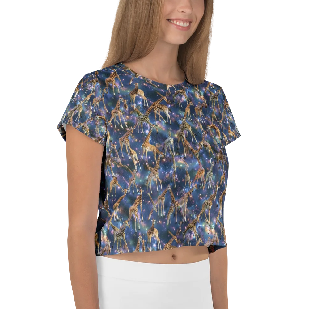 Astral Safari on Crop Tee — Right
