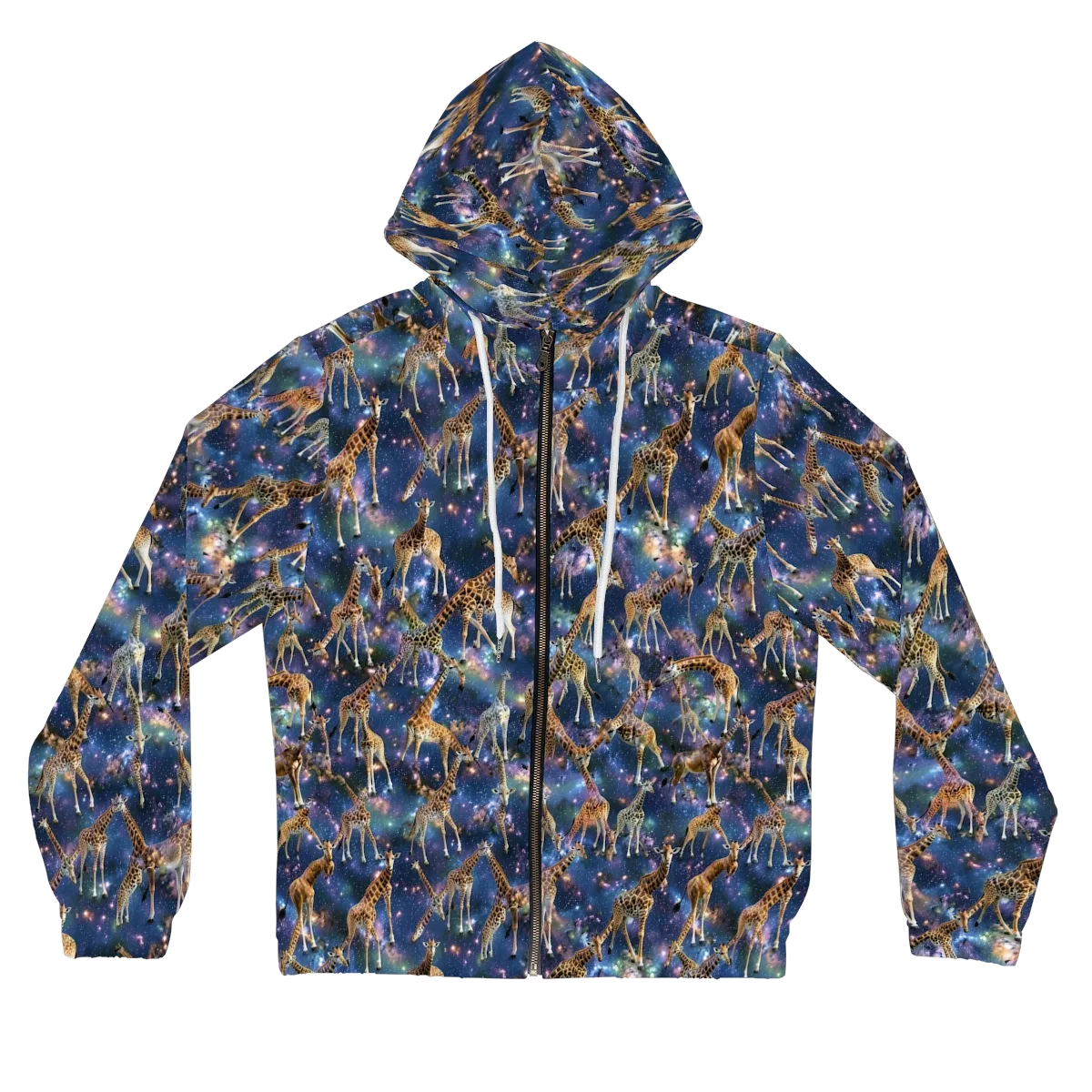 Astral Safari on Women's Full-Zip Hoodie — Front