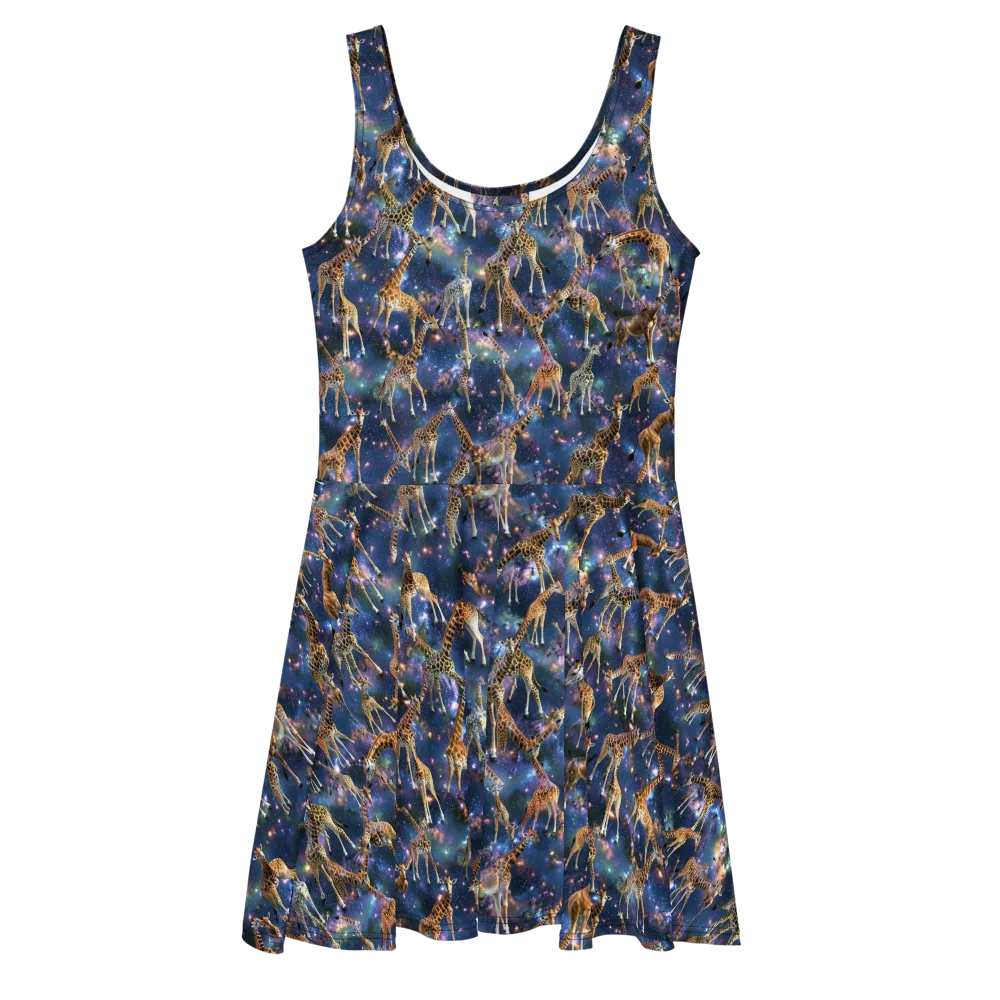 Astral Safari on Skater Dress — Front