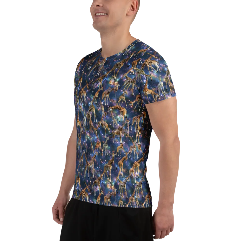 Astral Safari on Men's Athletic T-Shirt — Left