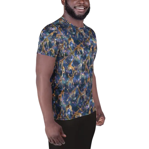 Astral Safari on a Men's Athletic T-Shirt
